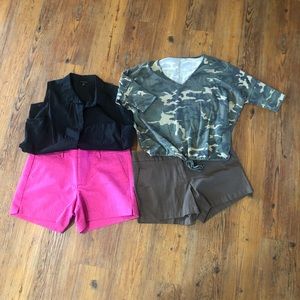 Banana Republic shorts size 12, top large